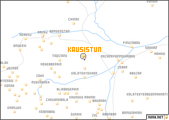 map of Kausistun