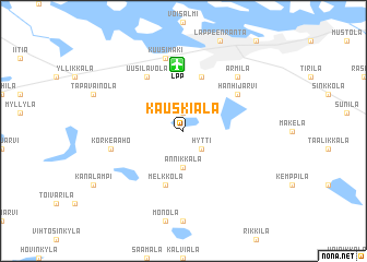 map of Kauskiala