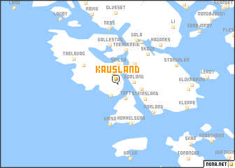 map of Kausland