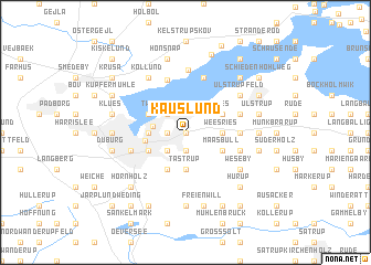map of Kauslund