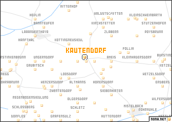 map of Kautendorf