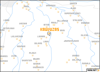 map of (( Kauvužas ))