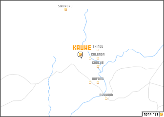 map of Kauwe