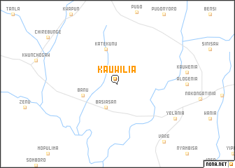 map of Kauwilia
