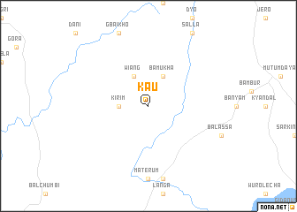 map of Kau