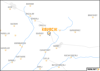 map of Kavacık