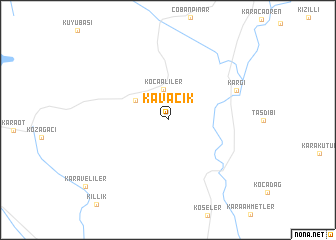 map of Kavacık