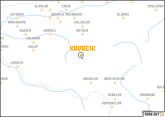 map of Kavacık