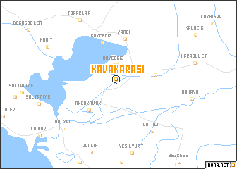 map of Kavakarası