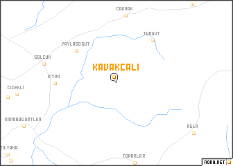 map of Kavakçalı