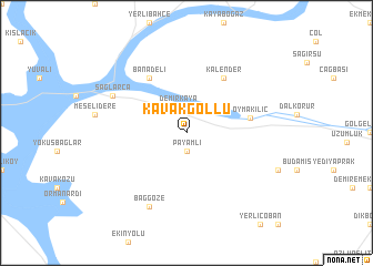 map of Kavakgöllü