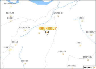 map of Kavakköy