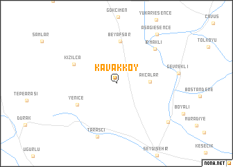 map of Kavakköy