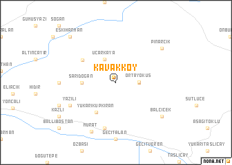 map of Kavakköy