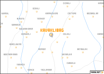 map of Kavaklıbağ