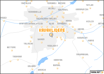 map of Kavaklıdere