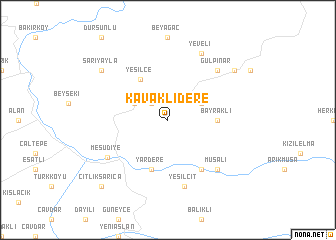 map of Kavaklıdere