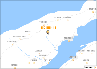 map of Kavaklı