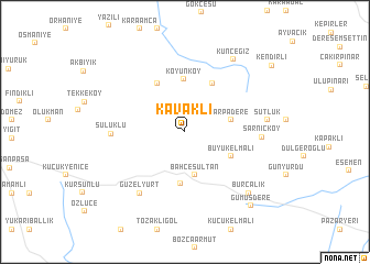 map of Kavaklı