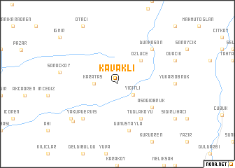 map of Kavaklı