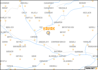 map of Kavak