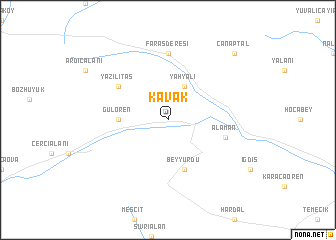 map of Kavak