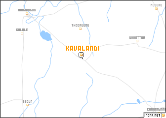 map of Kavalandi