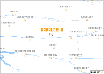 map of Kavalerka