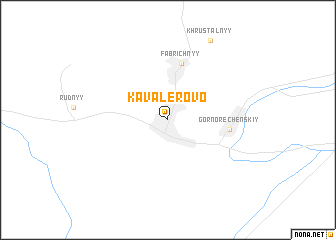 map of Kavalerovo
