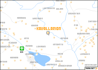 map of Kavallárion