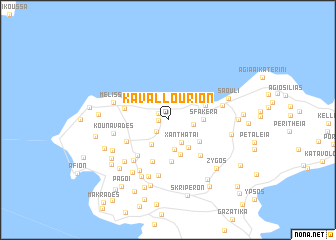 map of Kavalloúrion