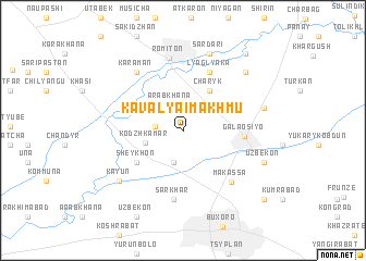 map of Kavalya-i-Makhmu