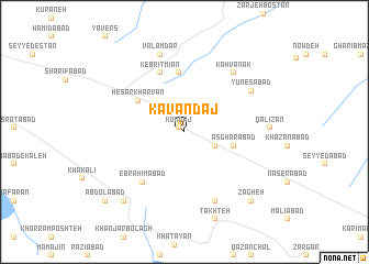 map of Kavandaj