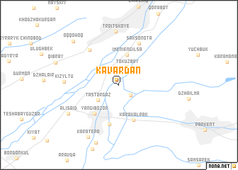 map of Kavardan