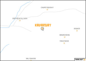 map of Kavarday