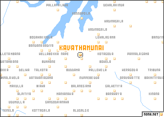 map of Kavathamunai