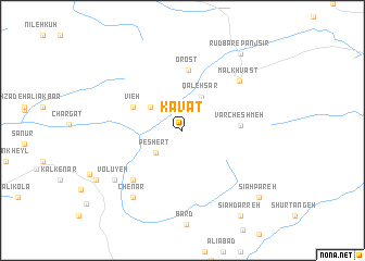 map of Kavāt