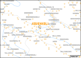 map of Kāveh Kālī
