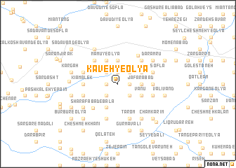 map of Kāveh-ye ‘Olyā