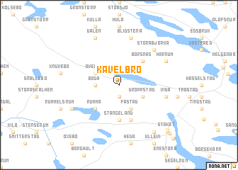 map of Kavelbro