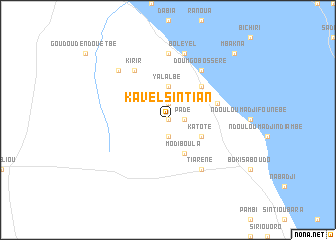 map of Kavel Sintiân