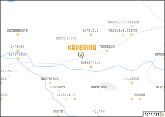 map of Kaverino