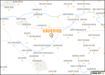 map of Kaverino