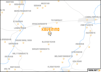 map of Kaverino