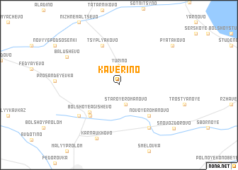 map of Kaverino