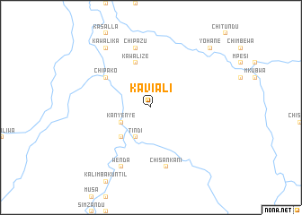 map of Kaviali
