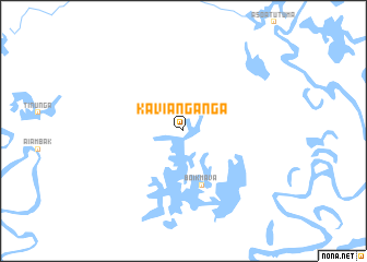 map of Kavianganga
