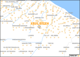 map of Kavīlangeh