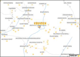 map of Kavīreh