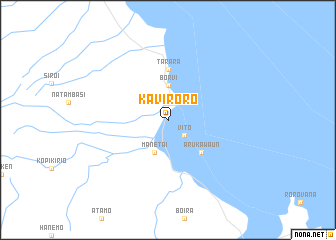 map of Kaviroro